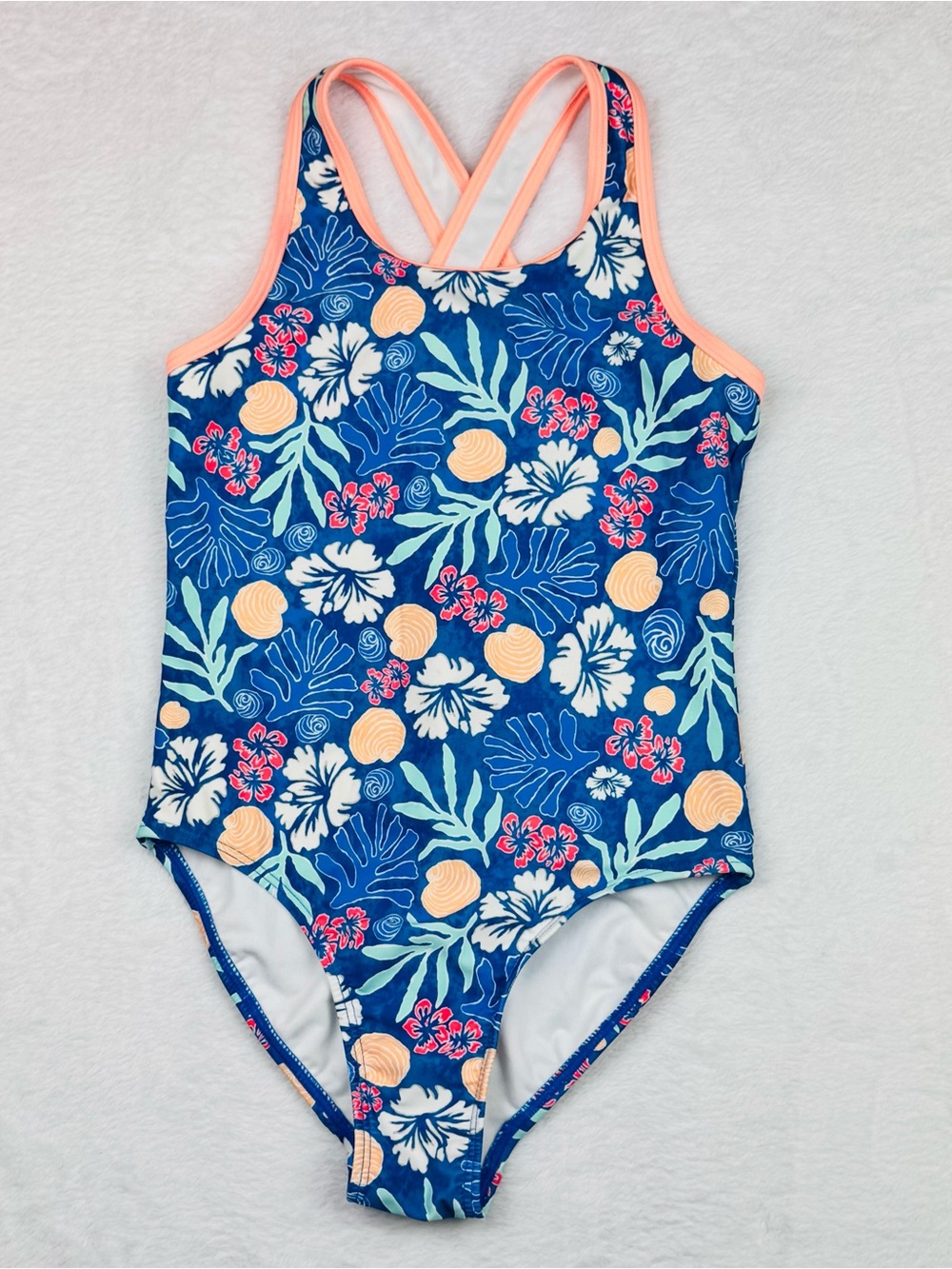 LL Bean Swimsuit. Girls Size 8. UPF 50+ protection. Excellent preowned condition